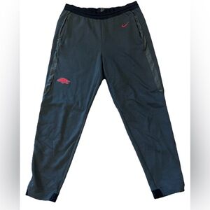 Arkansas Razorback Nike men’s M dark gray sweatpants
